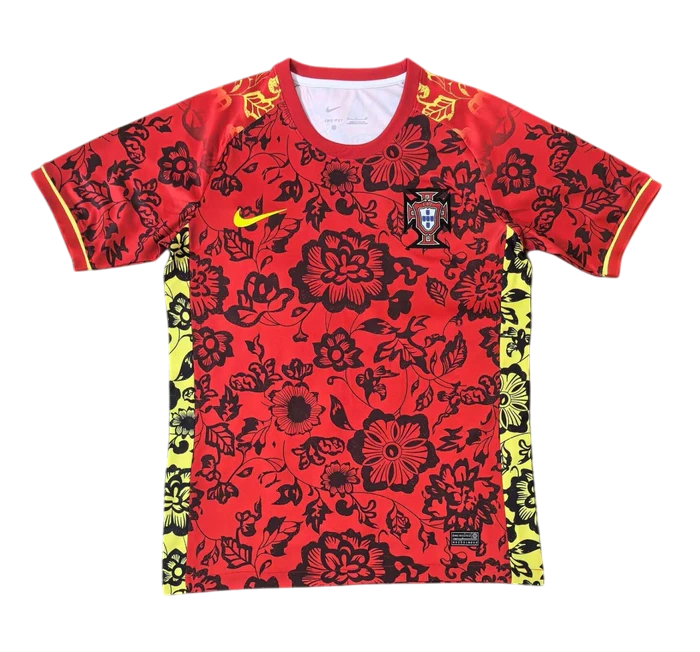Portugal Maillot Concept "Fleurs Rouge"