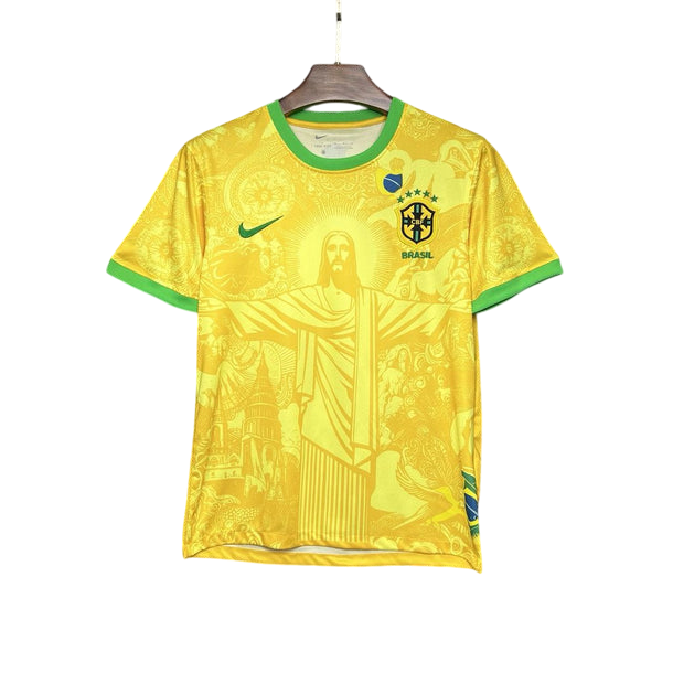 Brésil Maillot Concept Christ Corcovado "Jaune" 2024