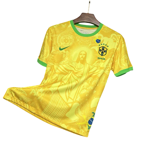 Brésil Maillot Concept Christ Corcovado "Jaune" 2024