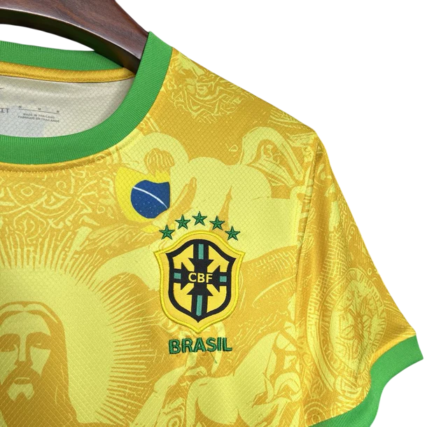 Brésil Maillot Concept Christ Corcovado "Jaune" 2024