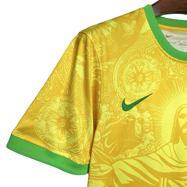 Brésil Maillot Concept Christ Corcovado "Jaune" 2024