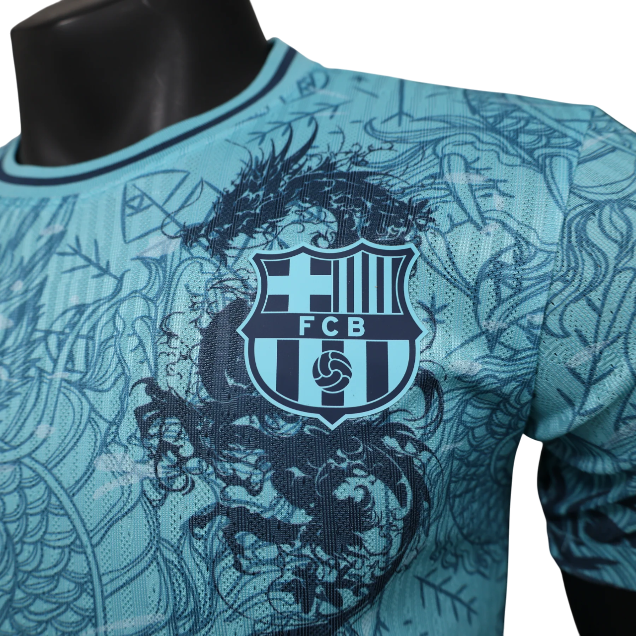 Barcelone Maillot Concept Dragon Bleu 2025/2026