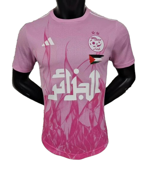 Algérie Maillot Concept X Palestine "Rose" 2024