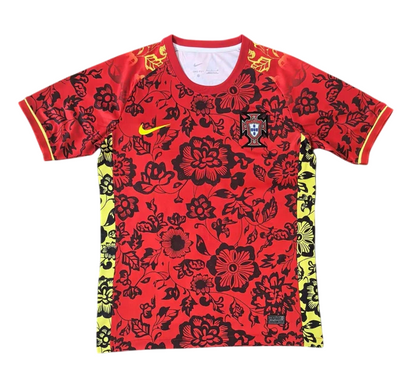 Portugal Maillot Concept "Fleurs Rouge"