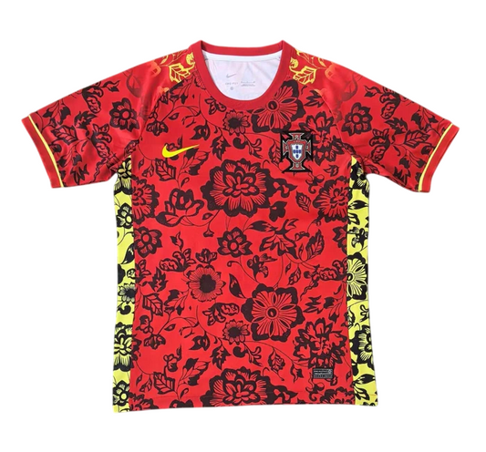 Portugal Maillot Concept "Fleurs Rouge"