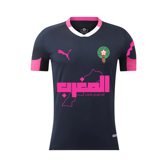 Maroc Maillot Concept "Noir & Rose" 2025