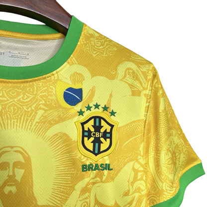 Brésil Maillot Concept Christ Corcovado "Jaune" 2024