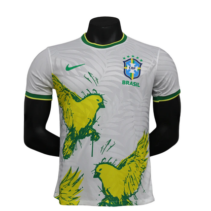 Brésil Maillot Concept Oiseau "Jaune & Blanc" 2025