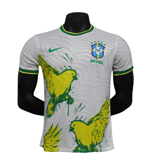 Brésil Maillot Concept Oiseau "Jaune & Blanc" 2025